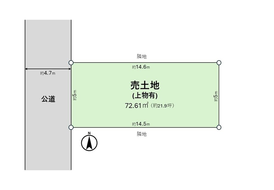 メイン画像：広さも価格もちょうどいい静かな住宅地【建築条件付き土地】