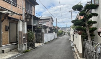 現地前面道路